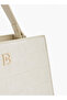 Textured Shoulder Bag with Detachable Strap - 4