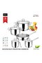 Stainless Steel 9 pcs Cookware Set, AYKUT - 6