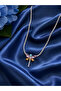 Colorful Stone Dragonfly Model Women's Necklace - Elegant Shiny Stone Stylish Accessory - 2