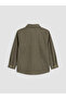 Özmarka New Season Khaki Boys' Basic Shirt - 4