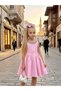 Girl's Stone Embellished Evening Dress with Bag 1920P - 2