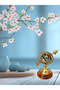Brass Armillary Sphere Astrolabe with Wooden Base – Maritime Nautical Décor(H:5.5"W:3")