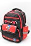 493 Waterproof Fabric Boys' Primary School Bag 3-Piece Set School Bag Red-Black - 4