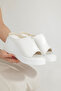 Dl 53 Filled Sole Faux Leather Slippers - 4