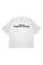 Unisex Oversize Comme Des Garçons 1986 Basic Printed Boxy Fit Thick Fabric T-Shirt