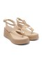 Dl59 Wedge Sole Buckle Detailed Flip-Flop Sandals - 3