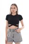 Women's Cross-Waist Detailed Camisole T-Shirt