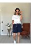 Crew Neck White T-shirt - 5
