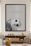 Barn Owl Kids Wall Art | Portrait Framed Canvas Print with Gold Foil Embossed | Luxury Islamic Decor for Kids Room