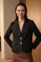 My Fashion Women's Cotton Lycra Poplin Blazer Jacket - 2