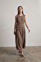 My Fashion Sleeveless a Line Midi Dress