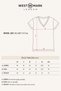 Women's Black Modal / Cotton Blend Regular Fit V-Neck Short Sleeve T-Shirt Delaney - 7