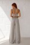 Muslin Shirt, Crop Top and Pants Three-Piece Set - 4