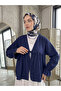 Roba Gathered Sleeve Elastic Tunic-Navy Blue - 2