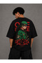 One Piece Zoro Printed Oversize Unisex T-Shirt – Anime Themed Short Sleeve Streetwear T-Shirt
