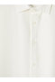 Özmarka New Season White Regular Fit Men's Shirt - 7