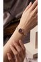 Women's Steel Watch Gold Color & Burgundy Dial Premium Stone Vintage Watch Old Money Elegant Stylish Luxury Women's Wristwatch Limited Edition 2026 - 3