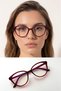 Luna Oval Blue Light Protected Transparent Glasses