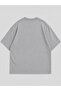 Unisex Y2K Star Printed Oversized T-Shirt Gray - 2