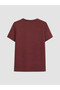 Lcw Everyday Burgundy Soft Touch Women's T-Shirt - 6