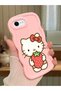 iPhone 6 Plus Compatible Case Camera Protector Pink Silicone Couple Phone Case Kitty Pattern