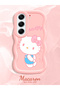 Tecno Camon 40 Pro 5g Compatible Case Camera Protector Pink Silicone Couple Phone Case Kitty Pattern - 2