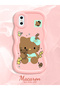 iPhone X Compatible Case Camera Protector Pink Silicone Couple Phone Case Kitty Pattern - 2