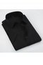 Men's Black Short Sleeve Classic Cut Shirt