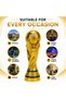 World Cup Style Football Trophy 26 cm Gold Championship Award Cup for Sports Events, Tournaments & Decoration - 6