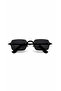 Ares Men's Square Rectangular 56-19-141 Eşref Single Sunglasses, Uv400 Protection, Retro Vintage Design, Stylish Premium Eyewear - 4