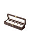 6-Piece Leather Watch Box with Glass Lid – Watch Storage and Collection Box - 3