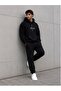 Unisex Relax Front Printed Top and Bottom Tracksuit Set - 2