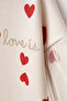 Girl's Top and Bottom Set with Spanish Flare and Heart Print, Tulle Detail - 4