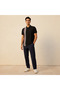 Men Short Sleeve Striped Polo T-shirt - 3