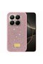 Xiaomi 15t Case with Silicone Edges and Shiny Lux Diamond Cover