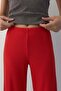Comfortable Fit High Waist Wide-Leg Viscose Mix Women's Trousers - 5