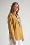 Yellow Shirt with Fine Line Binding Detail