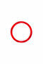 Round Acrylic Bag Handle Red Color |   Knitted, Wicker and Canvas Bag Handle |   1 Pair (2 Pieces) - Hand - 3