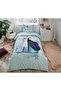 Frozen Leaves Single Size Disney Licensed Elastic Kids' Duvet Cover Set - 3
