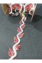 Iron-On Red Color Decorative Strip Accessory 1 Meter - 4