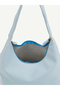 Blue Shk331 Soft Textured, Zippered, Women's Hand, Arm and Shoulder Bag - 6