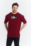 Unisex Oversize Embroidered Jujutsu Kaisen Megumi Anime Design 100% Cotton T-Shirt