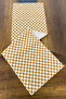 40X140Cm Woven Stain Resistant Printed Thai Feather Fabric Table Cloth Decorative Runner Washable - 3