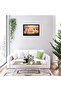 Vastu Runing Seven Horses Painting With Frame 13 Inches X 10 Inches (Style 4) - 3