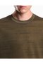Men's Cotton Jersey Fabric Regular Fit Logo Signature Short Sleeve Khaki T-Shirt - 3