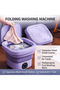 Portable Folding Washing Machine Mini Travel Laundry Tub Washer