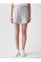 Xside Gray Women's Elastic Waist Shorts - 2