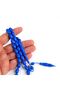 Galalit 1940 Cast Old French Screwed Imame Beyzi Cut 7.9X12.2Mm Rosary - Sax Blue - 3