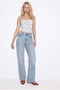 Women's D91 Low Waist Wide Leg Jeans Ice Blue