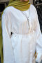 Women's Shirt and Elastic Waist Tie-Up Set White - 5